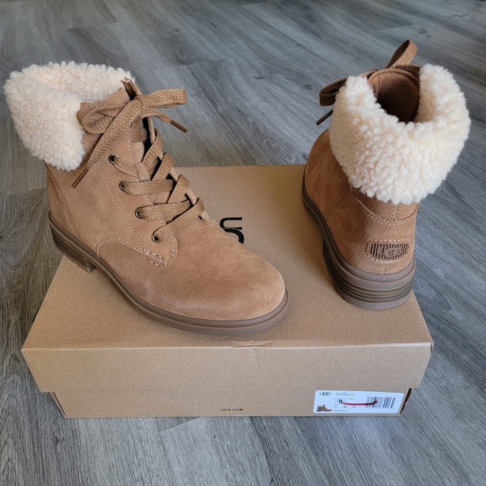 UGG Harrison Lace Suede Boot